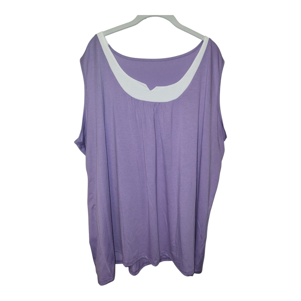 Purple Sleeveless Top Size 7X (J0006)